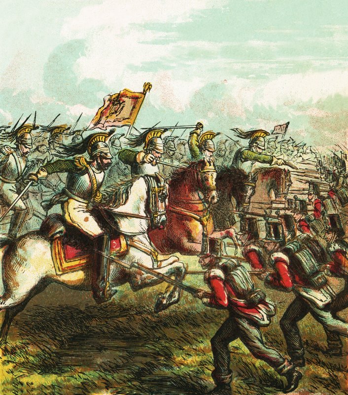 Slaget ved Waterloo af English School