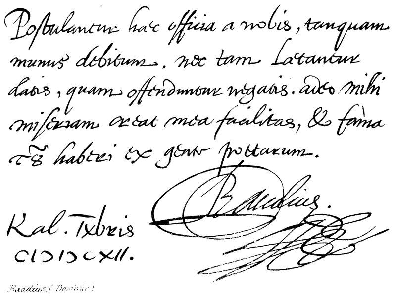Baudius, (Dominic) af English School