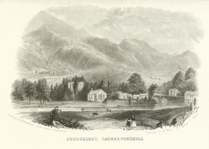 Beddgelert, Carnarvonshire, Wales af English School