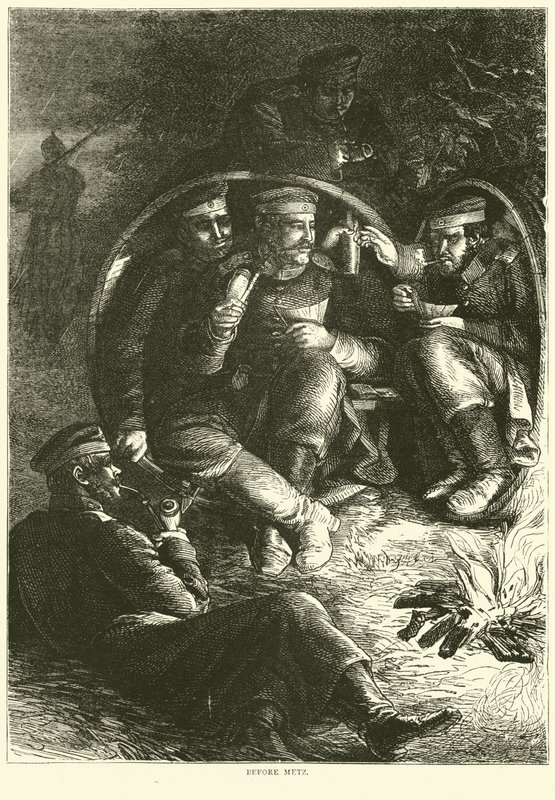 Før Metz, oktober 1870 af English School