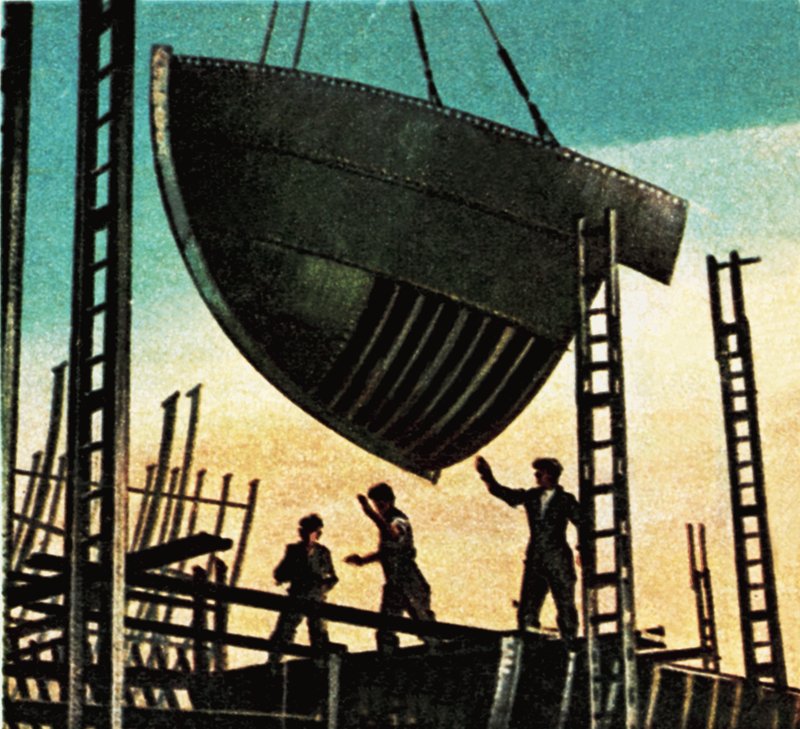 Belfast Shipyards, hvor Titanic blev bygget af English School
