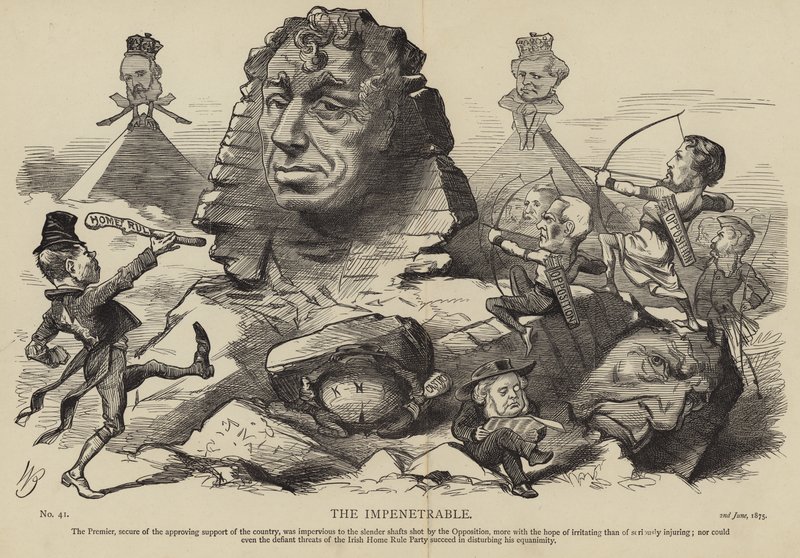 Benjamin Disraeli som den uigennemtrængelige af English School