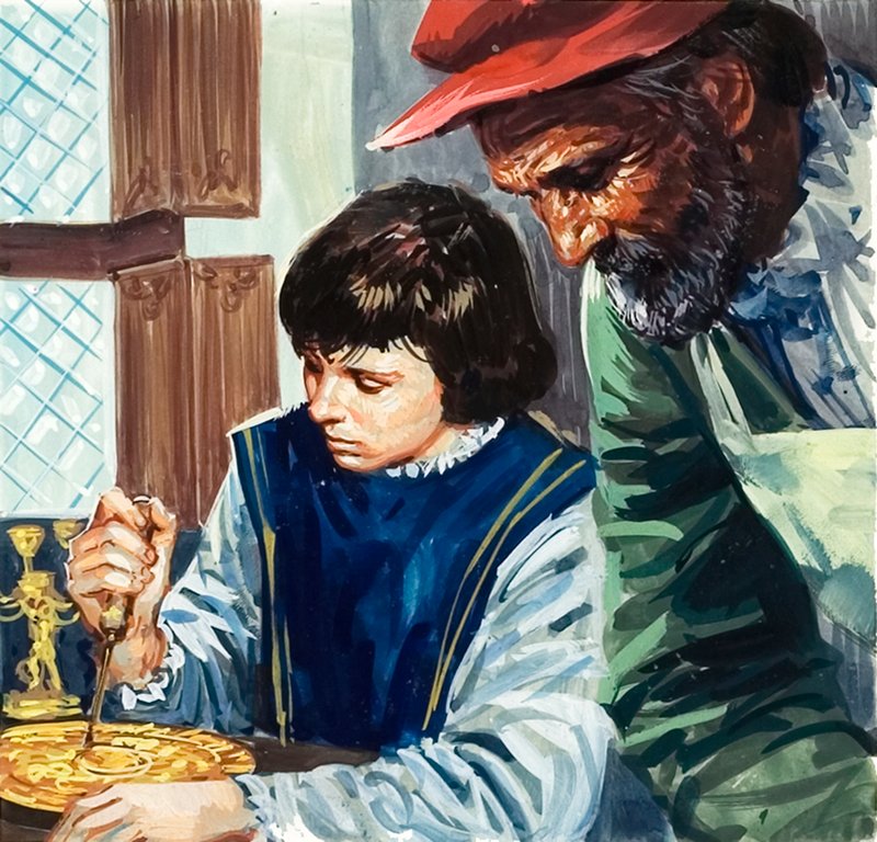 Velkommen Cellini som dreng af English School