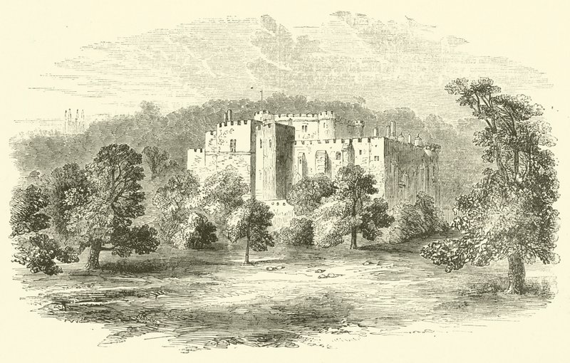 Berkeley Castle (gravering) af English School