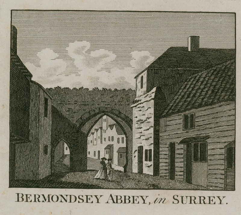 Bermondsey Abbey i Surrey af English School