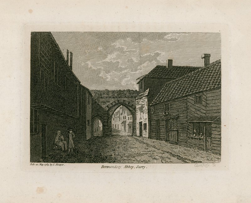 Bermondsey Abbey i Surrey af English School