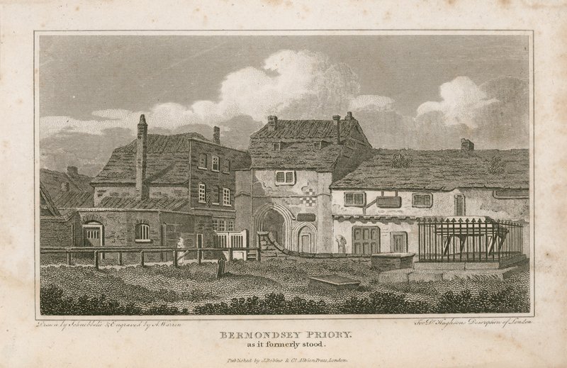 Bermondsey Priory, som det tidligere stod af English School