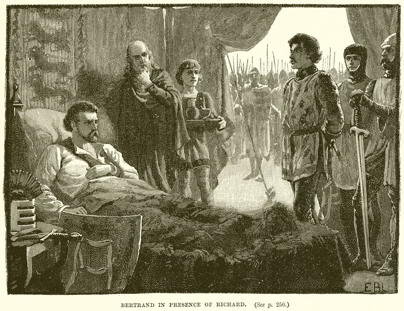 Bertrand i nærværelse af Richard af English School