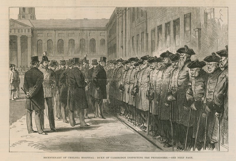 200-års jubilæum for Chelsea Hospital af English School