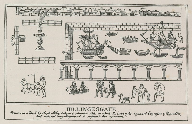 Billingsgate, 1598 af English School