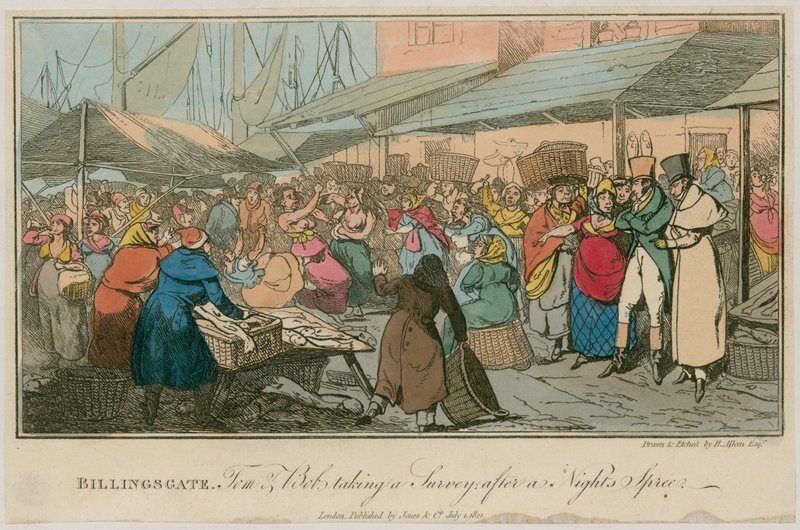 Billingsgate, Tom og Bob tager en undersøgelse efter en nats tur af English School