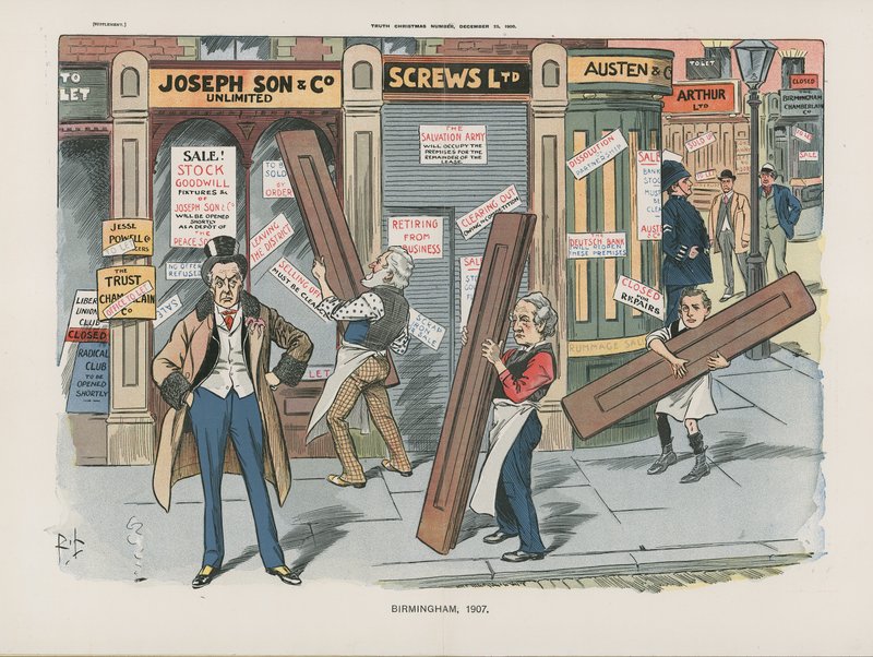 Birmingham, 1907 af English School