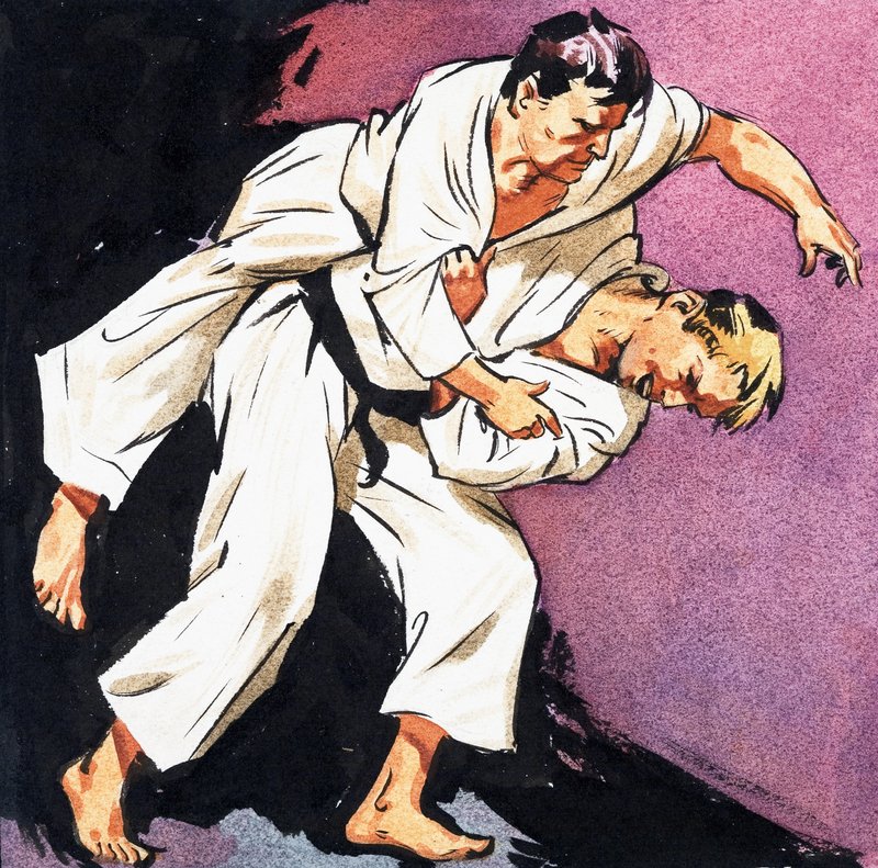 Sort bælte judo af English School