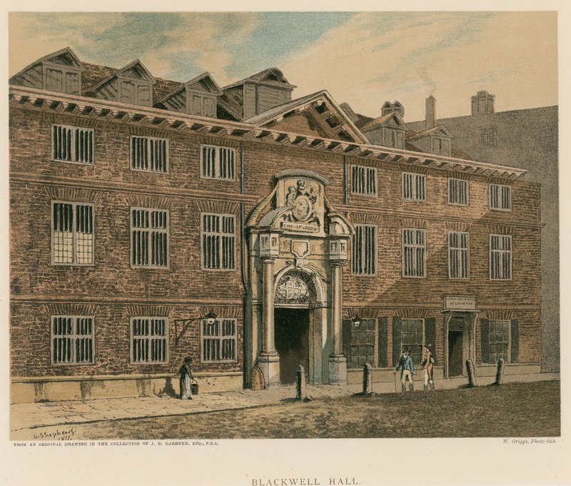 Blackwell Hall, Guildhall, London af English School