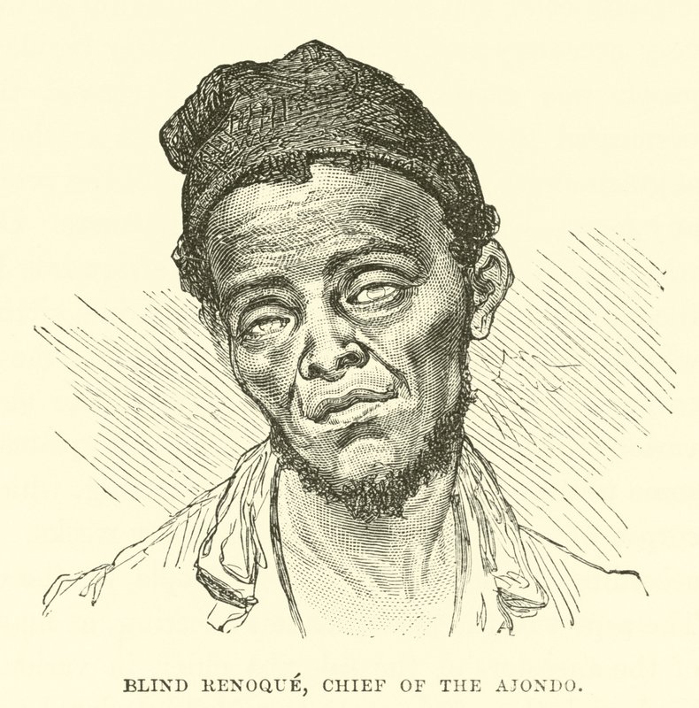 Blind Renoque, Chief of the Ajondo  af English School