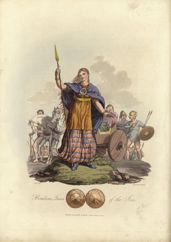 Boadicea, dronning af Iceni af English School