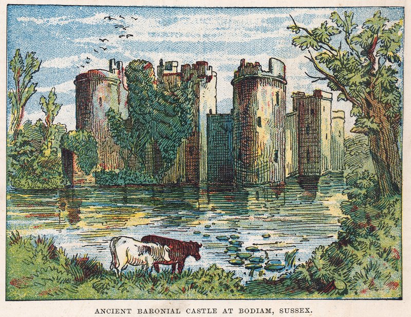 Bodiam Castle, Sussex af English School