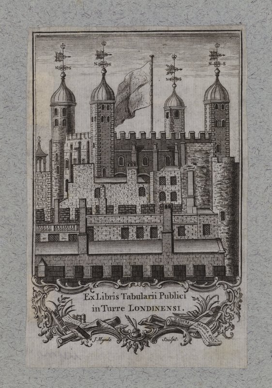 Bogplade, Tower of London af English School