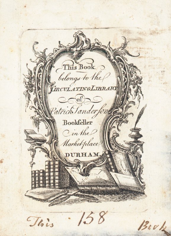 Bogplade, Patrick Sanderson af English School