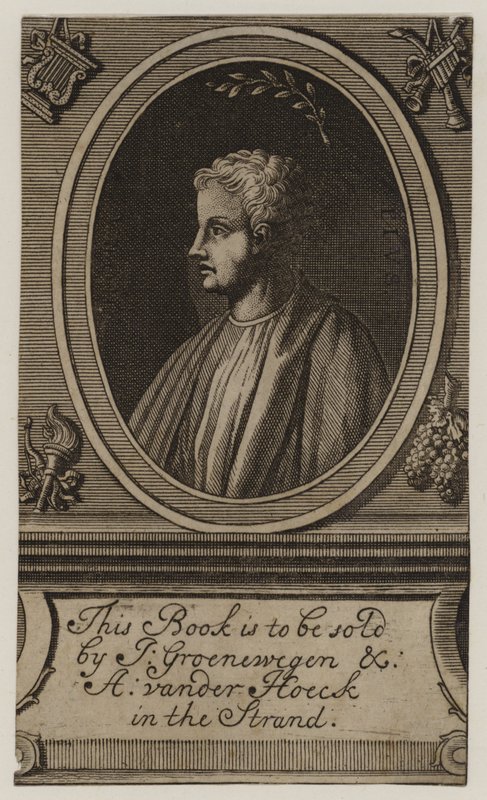 Boghandlere, J Groenewegen og A Vander Hoeck, handelskort af English School