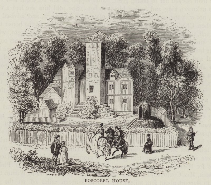 Boscobel House (gravering) af English School