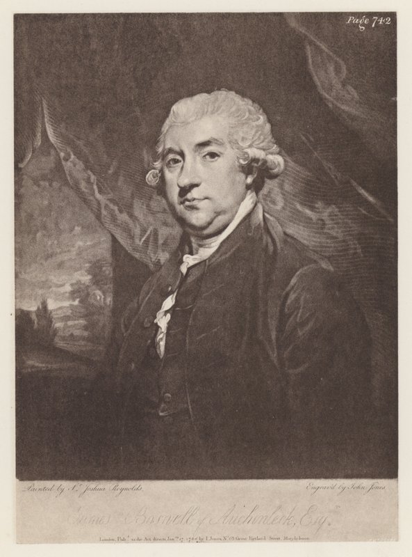 Boswell, James (litho) af English School