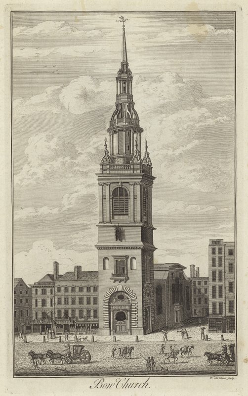 Bow Church, London af English School