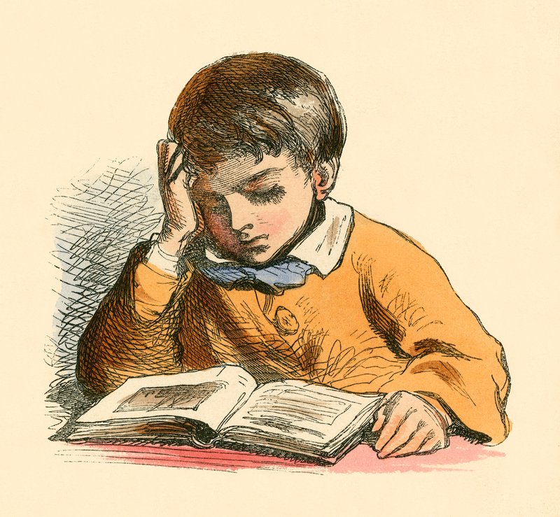 Dreng læser af English School