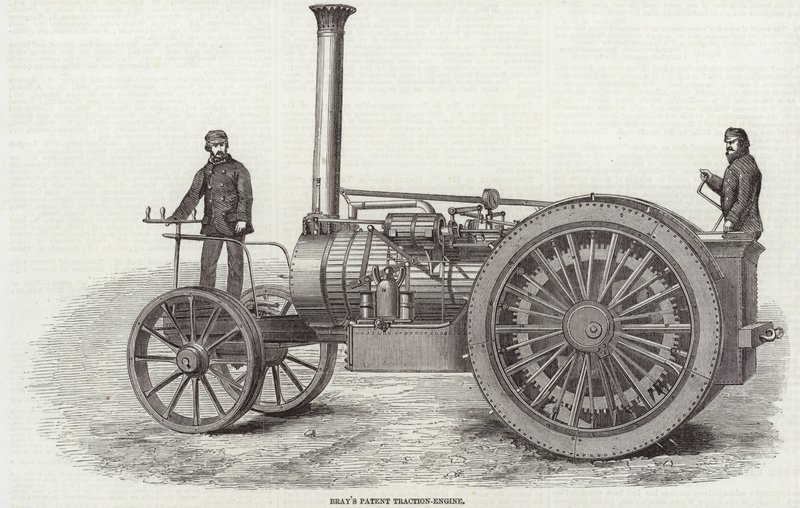Brays Patent Traction Engine af English School