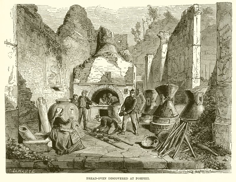 Brødovn opdaget i Pompeji af English School