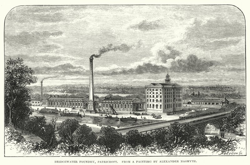 Bridgewater Foundry, Patricroft (gravering) af English School