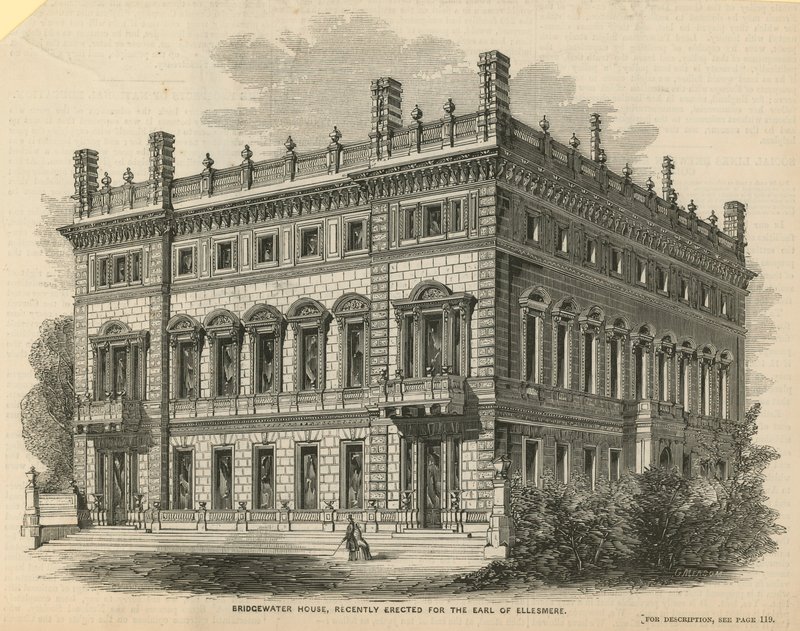 Bridgewater House, for nylig opført for jarlen af Ellesmere af English School