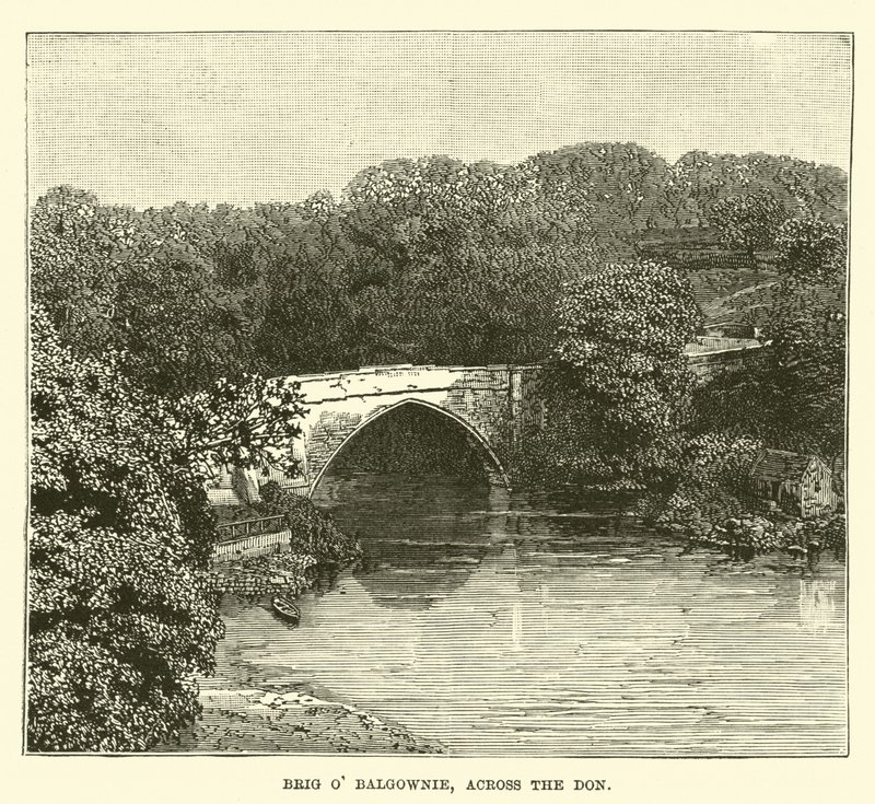 Brig o Balgownie, på den anden side af Don af English School