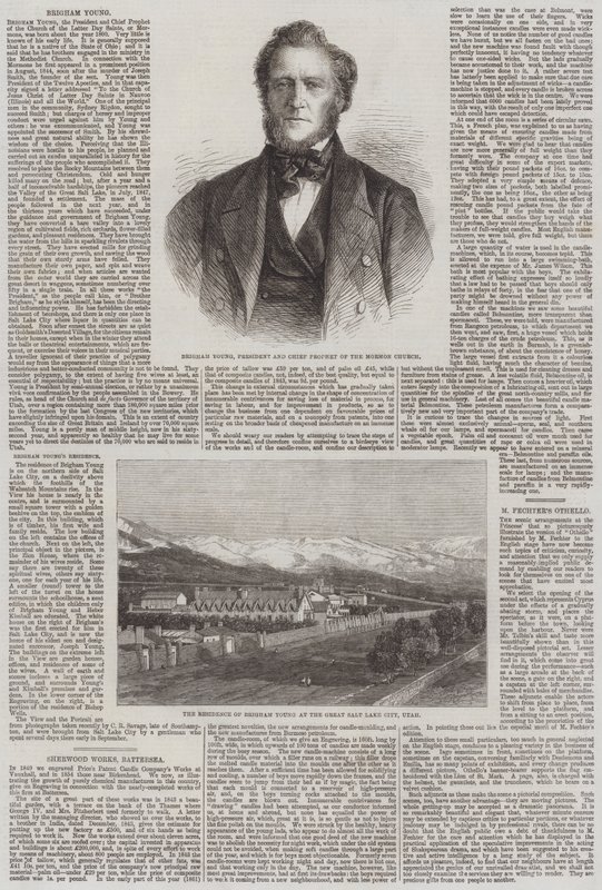 Brigham Young (gravering) af English School