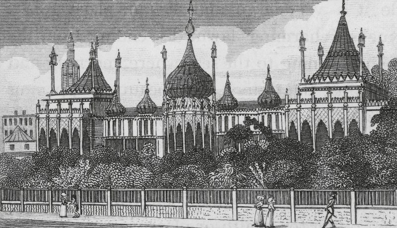 Brighton Pavilion (gravering) af English School