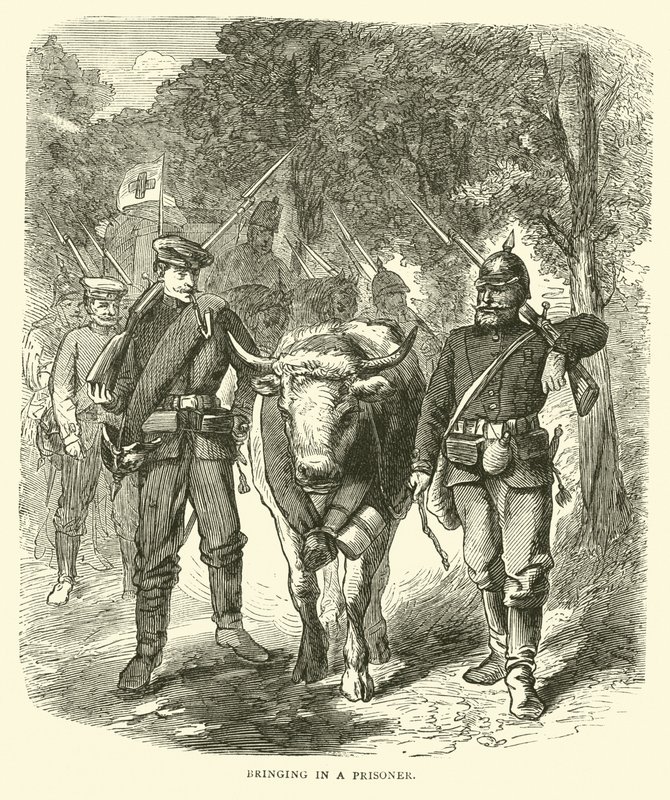 Indbringelse af en fange, september 1870 af English School