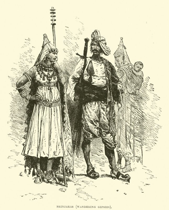 Brinjaras, Wandering Gipsies  af English School