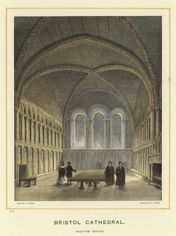 Bristol Cathedral, kapitelhus af English School