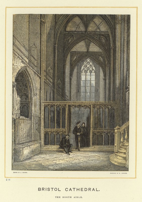 Bristol Cathedral, den nordlige sideskib af English School