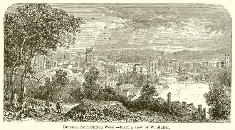 Bristol, fra Clifton Wood af English School
