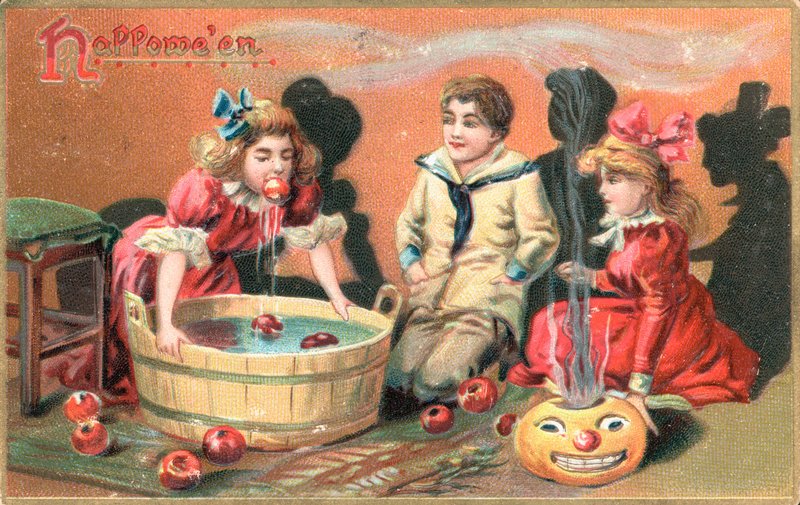 Britisk Halloween kort af English School