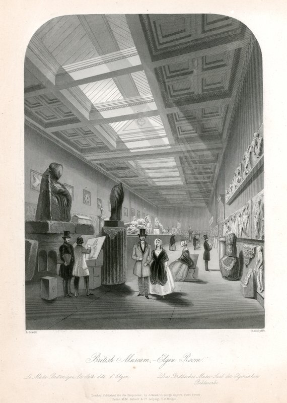 British Museum - Elgin Room af English School