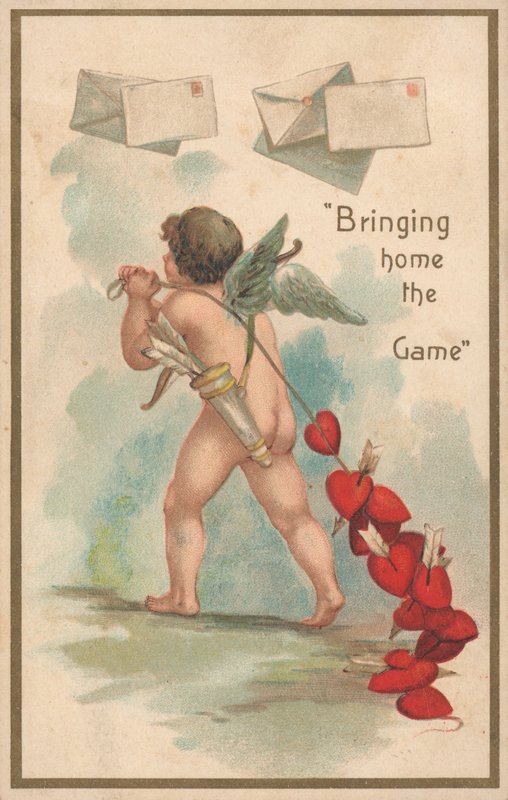 Britisk Valentines kort af English School