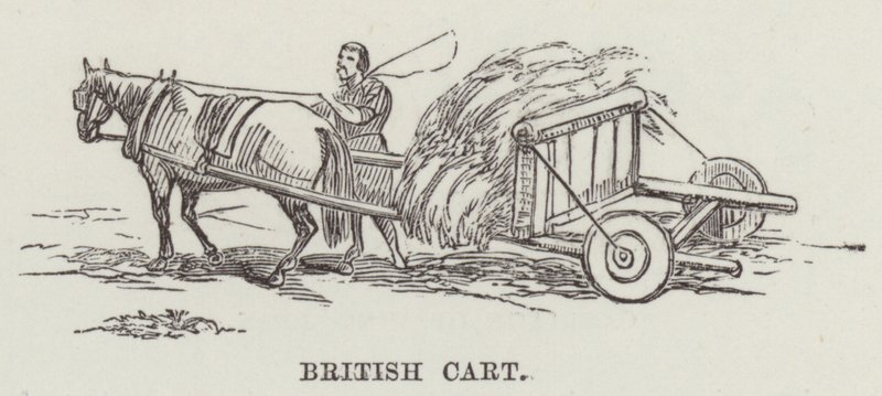 Britisk vogn (gravering) af English School