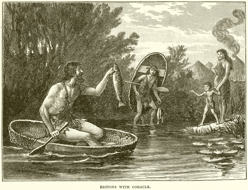 Briter med Coracle af English School