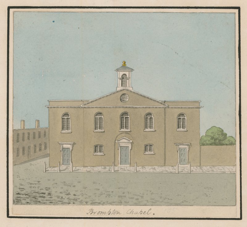 Brompton Chapel, London af English School