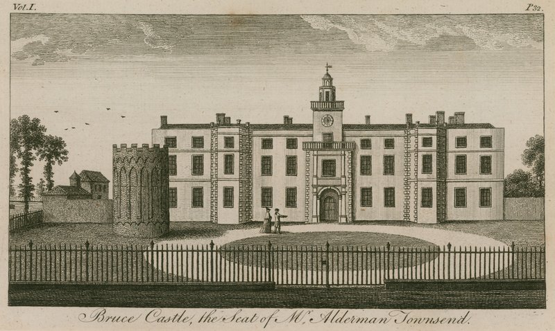Bruce Castle, Tottenham, London, sæde for hr. Alderman Townsend af English School