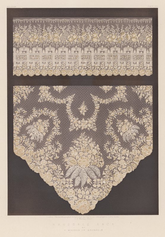 Brussels Lace af V Washer of Brussels af English School