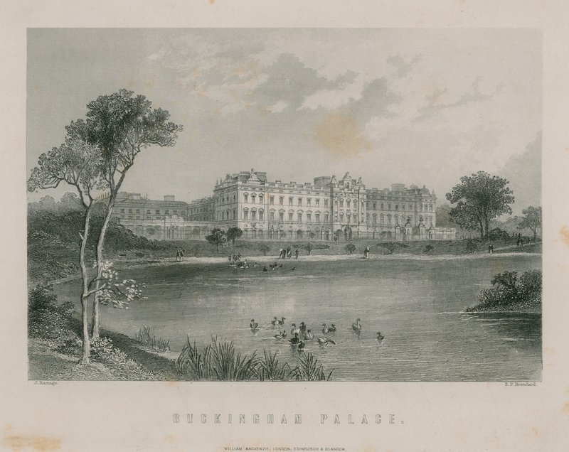 Buckingham Palace af English School