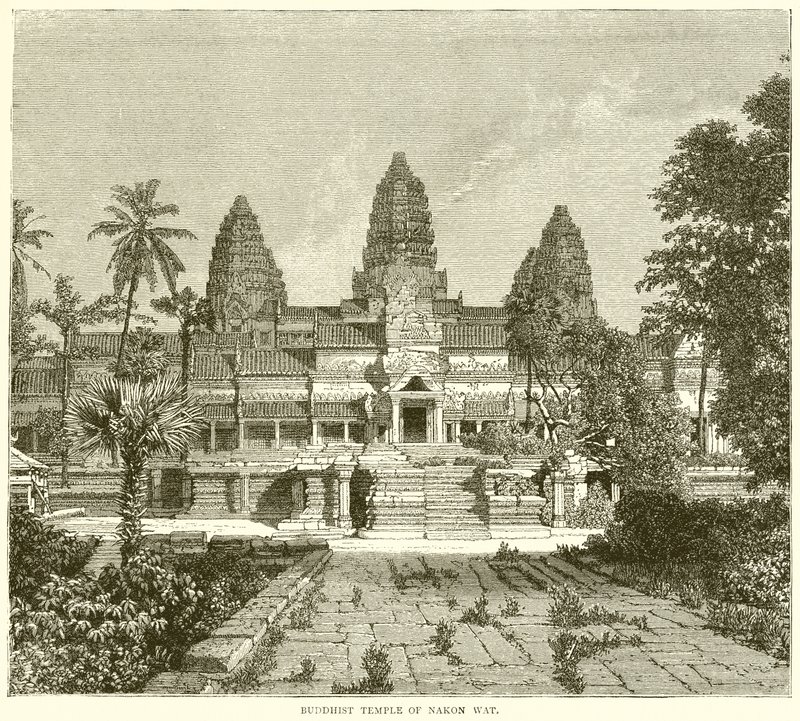 Buddhistiske tempel efter Wat af English School